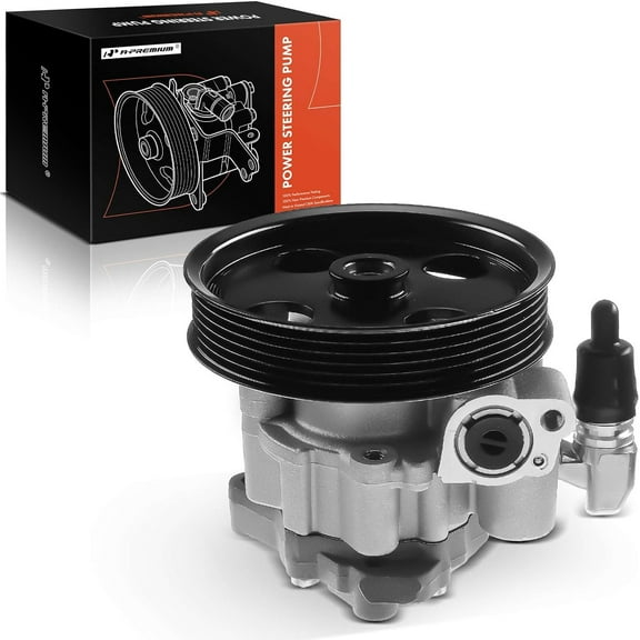 A-Premium Power Steering Pump with Pulley Compatible with Mercedes-Benz X204 GLK350 2010-2012