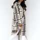 thumbnail image 4 of Chaquetas casuales de cuadros para mujer, camisa de leñador con botones largos, chaqueta a cuadros, abrigo de mezcla de lana, 4 of 4