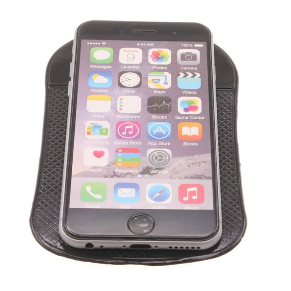 Dash Car Mount for Motorola Edge (2021) Phone - Sticky Holder Non-Slip Grip Mat Black P6J Compatible With Motorola Edge (2021) Model