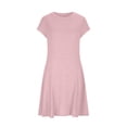 thumbnail image 5 of Nuoqisi Summer Cocktail Dresses for Women 2026 Spring Elegant A-Line Short Dress Boat Neck Casual Short Sleeve Mini Dress, 5 of 9