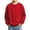 20#Red, variant on Crewneck Sweatshirts for Boys Fleece Pullover Long Sleeve Solid Fall Tops