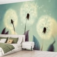 thumbnail image 2 of Peel and Stick Wallpaper Retro Soft Colored Dandelion Composition Bokeh Style Vintage Modern Art Wall Mural Decor Self Adhesive and Removable 69in x 98in, 2 of 8