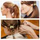 thumbnail image 4 of IDEANATEGRATE 4Ud Hair Elastics Dorados Con Elasticidad Para Uso Diario En Peinados Y Accesorios, 4 of 6