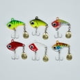 thumbnail image 2 of 5pcs Fishing Lures Tail Spinners Metal Shad Lure Blade Baits for Bass Long Cast Bait Trout Pike Freshwater Saltwater, 2 of 8