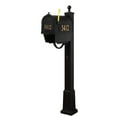 thumbnail image 3 of Berkshire Curbside Mailbox with Front and Side Numbers, Newspaper Tube, Locking Insert and Springfield Mailbox Post with, 3 of 7