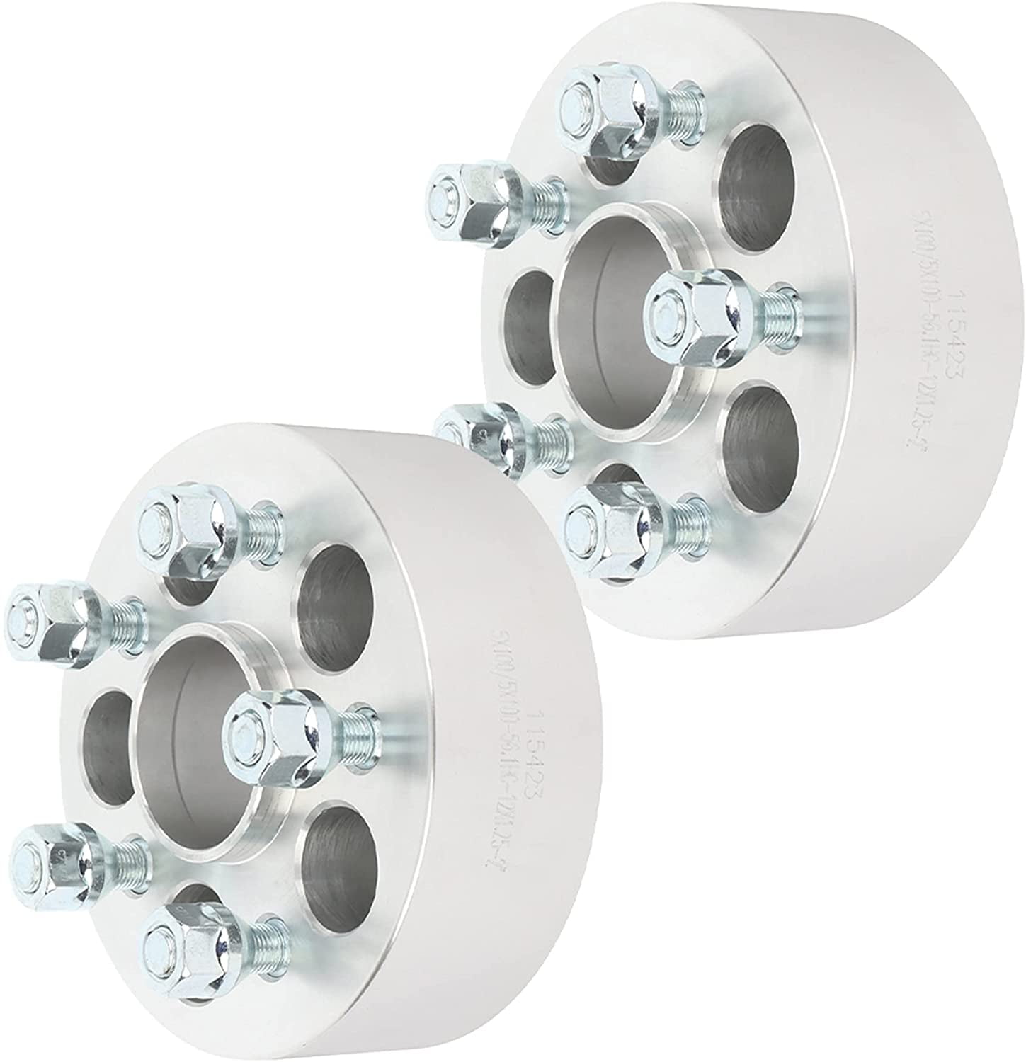 ECCPP 5 Lug Wheel spacers adapters 5x100 to 5x4.5 12x1.25 56.1mm 15mm fits for 2013-2016 for Scion FR-S for Subaru Baja for Subaru BRZ for Subaru Crosstrek 