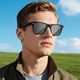 thumbnail image 2 of Mingdaln AI Bluetooth Smart Glasses，with sunglass lenses/Hands-Free Calls/AI assistant and translation for traveling and driving，10-Hour Playtime& Music, 2 of 8