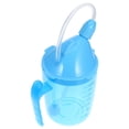 thumbnail image 1 of SHINYPASING Gobelet de Régime Liquide pour Patients Alités Plastique Bleu Lignes Lisses Lot de 1 Rentrée des Classes, 1 of 8
