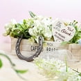 thumbnail image 4 of Black Horseshoe Gift Set For Wedding And Housewarming, Includes Horseshoe 4 Nails German Wood And Raffia Box For Good Luck, 4 of 5