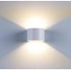 thumbnail image 1 of Lámpara de pared LED para interiores y exteriores, lámpara de pared blanca cálida con ángulo de haz ajustable, 12W, IP65, resistente al agua, iluminación de pared de 2700K Xemadio LN-2256, 1 of 5