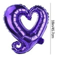 thumbnail image 2 of YIMWNYI 18 Inch Heart-Shaped Aluminum Foil Balloons - Wedding and Valentine's Day Decorations, Durable and Lightweight Party Balloons, Set of 4, 2 of 5