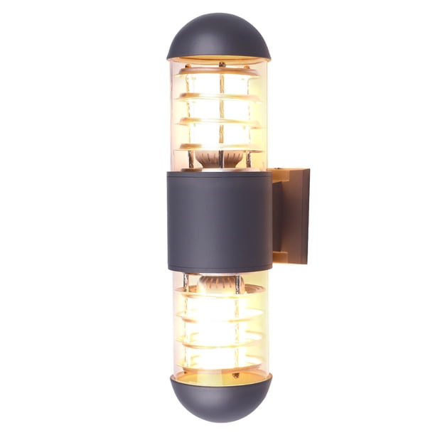 Pantalla De Plástico De Aluminio Resistente Al Agua De 24 W, Lámparas De Pared Led, Lámpara De Pared Ip65, Enchufe E27 Para Exteriores Moyic HA025434-07