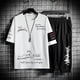 thumbnail image 5 of Trajes deportivos Top Camiseta de algodón para hombre Ropa básica para hombre Capris originales Marcas Pantalones elásticos de lujo Conjuntos 2024 Chándal de tendencia, 5 of 5