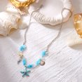 thumbnail image 5 of NICKSUN Boho Summer Beach Starfish Shell Chip Beaded Necklaces, Color Dopamine Irregular Crushed Stone Seashell Stackable Chokers, Ocean Resort Layered Statement Jewelry, 5 of 7