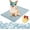 Blue, variant on Sweet Dreamed Dog Cooling Mat with 4Colors, 2025 New Pet Cooling Pad for Dog & Cats, Gel-Free Self Barkley Cool Pad for Dogs & Cats, Machine Washable for All Breeds & Sizes
