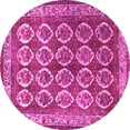 thumbnail image 1 of Ahgly Company Indoor Round Persian Pink Traditional Area Rugs, 4' Round, 1 of 4