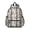 Camo and Oak Grey Pattern, variant on Camo and Grass Brown Pattern Cute School Backpack with Padded Back and Adjustable Shoulder Straps 13.4"x11"x4.7"