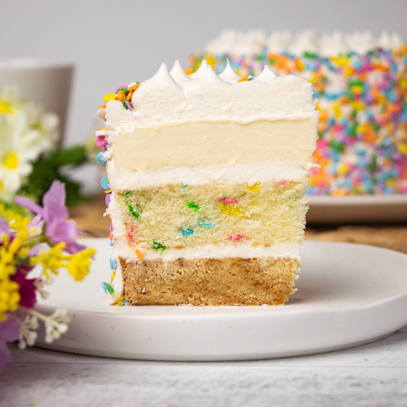 Carlo's Bakery Every Buddy's Birthday Cake 6" Sweet Buttercream Icing, 3lb 3oz, Box, Regular 1 Count