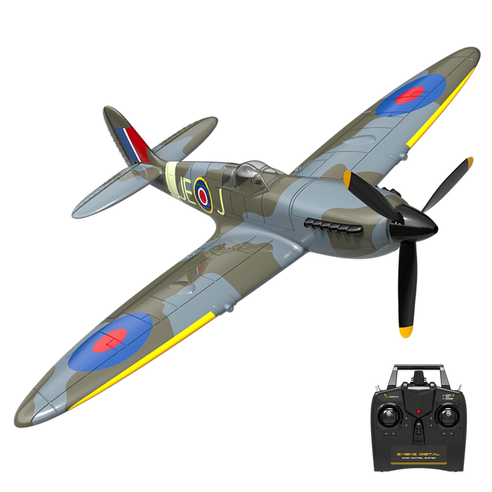 Model aircraft,Click Low Plane Function Model Aircraft With Function 4ch Remote Function Stabilizer One Click Function Alarm Airplane Aircraft Stabilizer One  1 battery