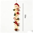 thumbnail image 5 of LOWLHOME Glowing Christmas Door Hanger, Warm LED Lighted Holiday Door Decor with Festive Christmas Design, Cloth Hanging Decoration for Front Door Entryway Porch and Wall, 47.2 in, 5 of 5