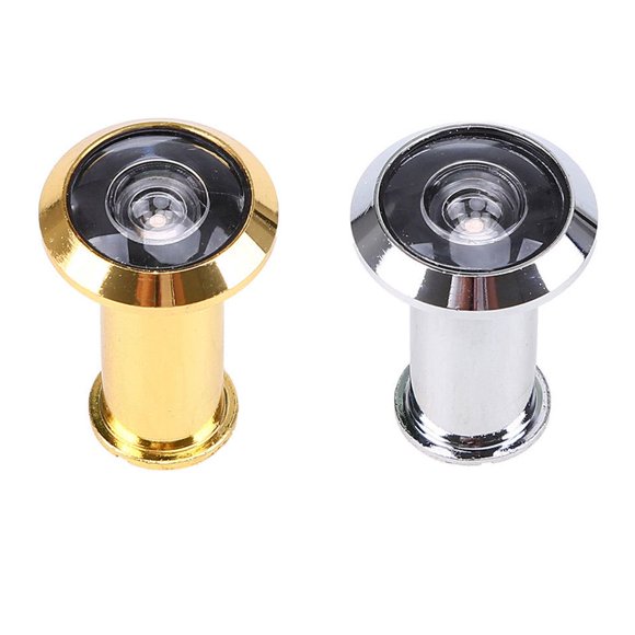 Durable Copper Door Viewer Privacy Cover Home Security Eye Peephole Anti-Theft Eye Door Peephole