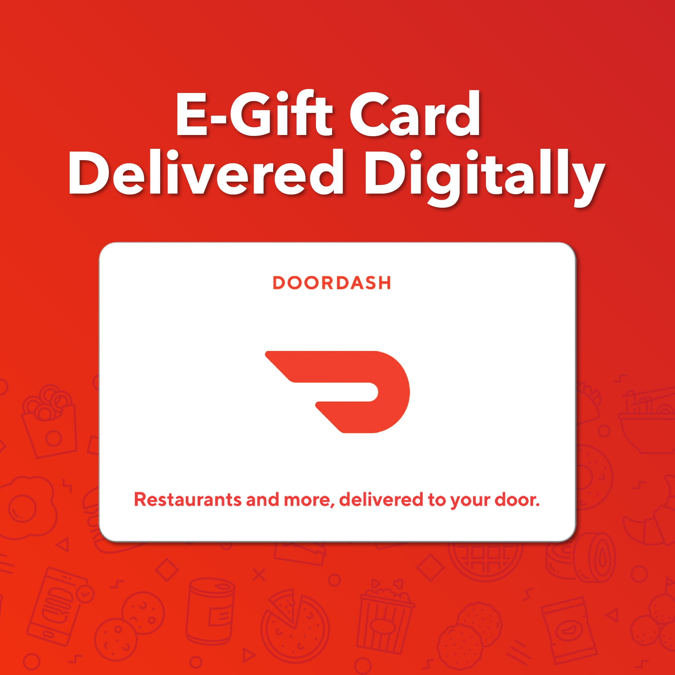 Doordash gift certificate discount