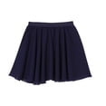 thumbnail image 3 of TiaoBug Chiffon Dance Skirt for Girls Gymnastics Ballet Dance Tutu Dress Pull-On Dancewear Navy Blue 12-15, 3 of 7