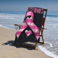 thumbnail image 4 of PHYHOO , Fights Breast Cancer Awareness Printed Microfiber Sand Free Pool Towel Travel Must Have for The Swimming, , Camping, Summer 30x60in, 4 of 8