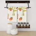 thumbnail image 2 of Eveokoki Kitchen Dish Towel 16 x 24 Inch Strawberry Dishcloth Watercolor Fruit Decorative Hand Drying Tea Towel for Cooking Baking Cleaning Wipes, Set of 2, 2 of 5