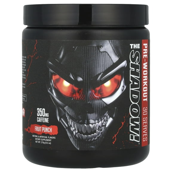 JNX Sports® The Shadow! Pre-Workout 350mg Caffeine Fruit Punch 30 Serves