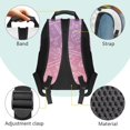 thumbnail image 4 of Aplkyhs Pink Cute Axolotl School Backpack for Boys Girls Ages 6-18 Ergonomic Padded Adjustable Straps 17 Inch Large Capacity Bookbag for Elementary Middle High School Daily Use, 4 of 7
