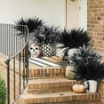 thumbnail image 3 of 8 Bundles Artificial Outdoor Flowers Ferns Plants for Outdoors Faux Plastic Flowers Greenery Shrubs Plants Indoor Outside Hanging Planter Kitchen Home Wedding Office Garden Decor(Purple), 3 of 5
