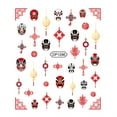 thumbnail image 3 of dianhelloya Nail Sticker Chinese Style Exquisite Pattern Paper Colorful Fingernail Decal DIY Nail Art Ornament 11, 3 of 8