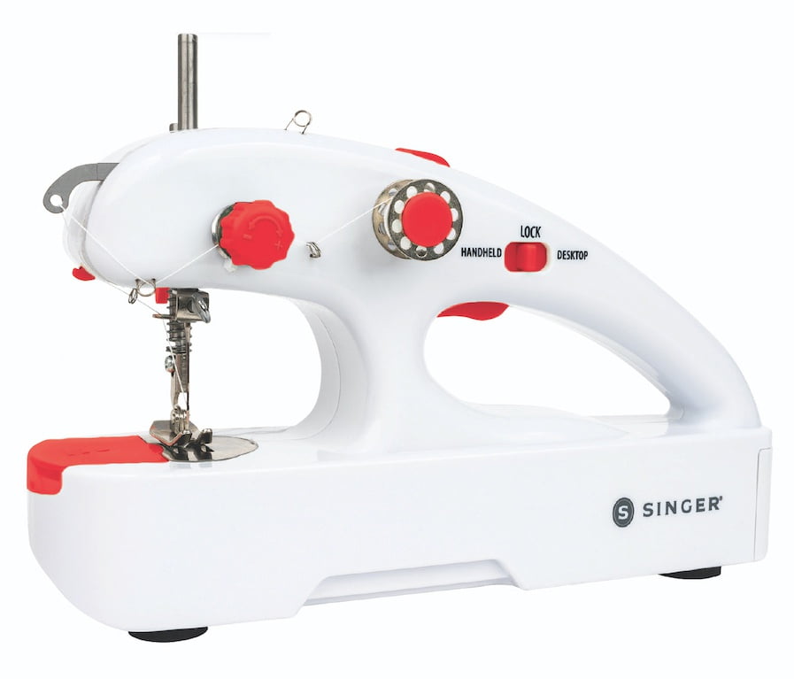 SINGER Stitch Sew Quick Handheld Sewing Machine - White/Red, 1 ct - Fry's  Food Stores