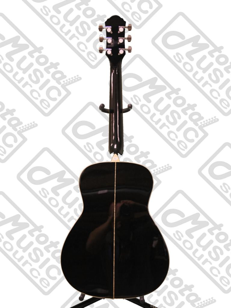 Oscar Schmidt Oghsb Black 1 2 Size Dreadnought Guitar In Select Spruce And Catalpa Walmart Com
