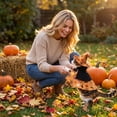 thumbnail image 3 of 2 Pack, Small Dog Halloween Set, Halloween for Dogs with Witch Hat, Holiday Themed Dog Clothes for Small Dogs, Orange Halloween Pattern Pet Outfit, 1 Piece Hat 1 Piece Cape, 3 of 6