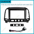 Car Audio Stereo 2DIN Fascia Frame Adapter For Hyundai Santafe 9" Big