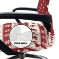 thumbnail image 5 of Renewold Office Chair Cover Christmas Tree Reindeer Snowflake Red Executive Computer Chair Cover Stain Resistant Dust-proof High Back Chair Protector Universal Fits Christmas Decor, L, 5 of 7
