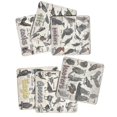 thumbnail image 1 of Set Of 6 Bird Pun Coasters Wooden Coasters Table Protect Cup Mugs Mat For Drink, 1 of 4