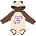 thumbnail image 3 of Inktastic Handpicked Flower Girl For Wedding Girls Long Sleeve Baby Bodysuit, 3 of 5