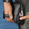 thumbnail image 1 of Bolso de mano para hombre, cartera con contraseña inteligente con huella dactilar para hombre, bolso de mano antirrobo, conjunto de teléfono, bolso de viaje, 1 of 5