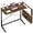 Rustic Brown, variant on 31.5" Folding Desk, Foldable TV Tray Table for Eating on Couch, Extra Large TV Dinner Trays, Portable Fold Computer Writing Desk Table for Home Office, Rustic Brown