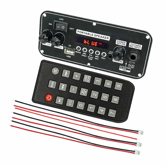 Módulo receptor de audio estéreo shamjiam Placa de Decodificación de audio 2x10 W para automóvil