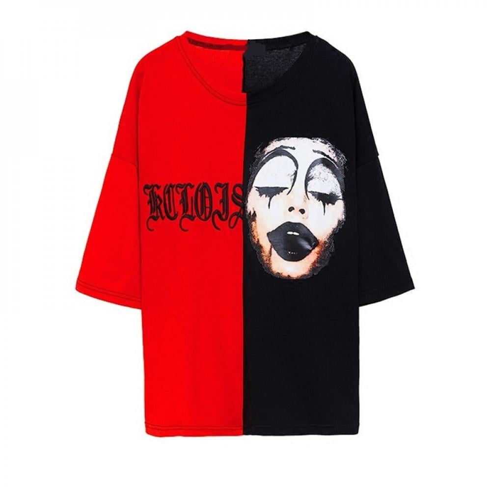 Harajuku Lover T Shirt For Men Women Grim Reaper Print Punk Rock Fashion Graphic Tees T Shirt Women Cotton Tops Plus Size Walmart Com