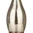 thumbnail image 6 of 27" Teardrop Lamp Base 2 Pack, Mercury Silver/Gold Glass Table Lamp Set with White Linen Shades, 6 of 8