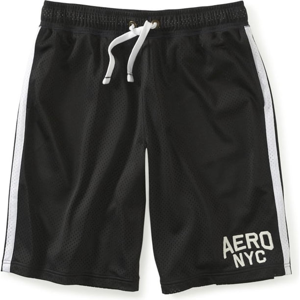 Aeropostale Mens Aero Basketball Athletic Walking Shorts, Gris, Mediano Aeropostale Caminando