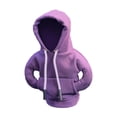 thumbnail image 2 of Funda para pomo de cambio de marchas de coche, decoración interior de coche, sudadera suave y cómoda Violeta, 2 of 9