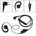 thumbnail image 2 of 2pcs Walkie Talkie Écouteurs Casque Écouteurs 180 Écouteur Radio Rotation, 2 of 9