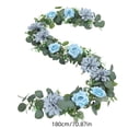 thumbnail image 3 of Artificial Floral Rattan Garland,Wedding Event Layout Decor,Indoor Outdoor Hanging Ornament,Flexible Shape Design Craft,Maintenance Free Long Lasting Decor,Home Office Multi Scene Decor, 3 of 9