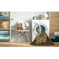 thumbnail image 2 of Ahgly Company Machine Washable Indoor Square Transitional Cinnamon Brown Area Rugs, 5' Square, 2 of 7